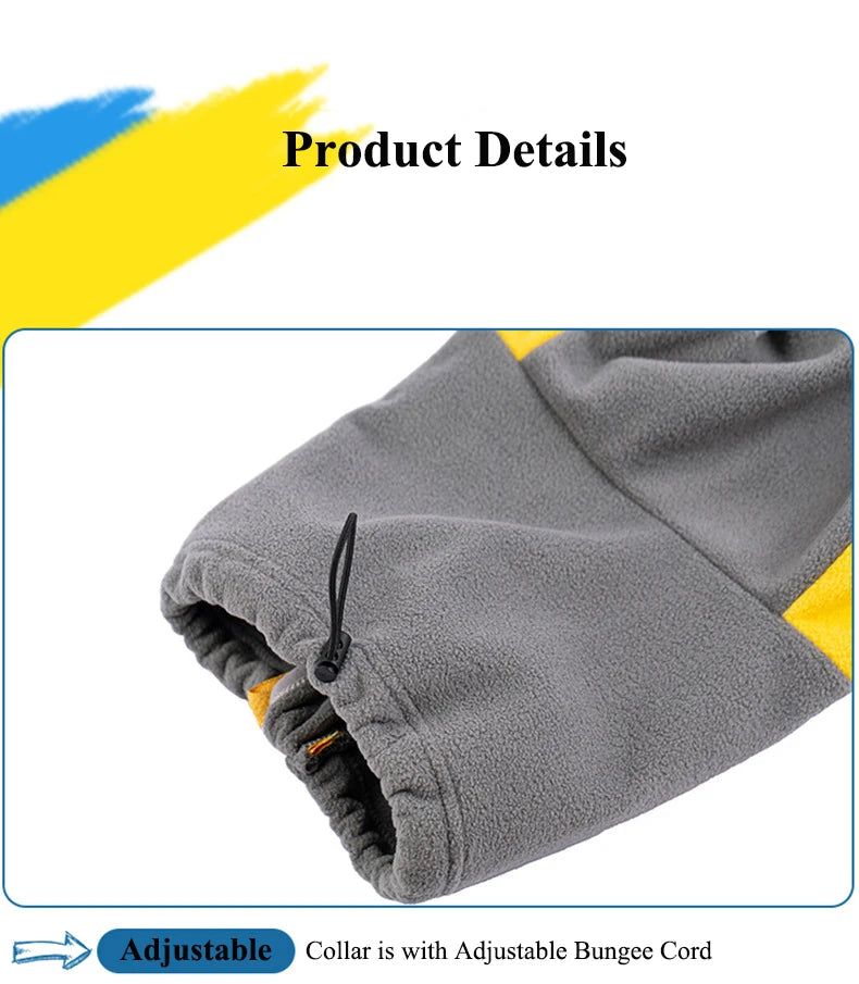 Winter Dog Recovery Suit Back Zipper Fleece Dog Clothes Cuttable Closed Tummy Sleeveless Turtleneck Pet Jumpsuit for Large Dogs Fashion Style