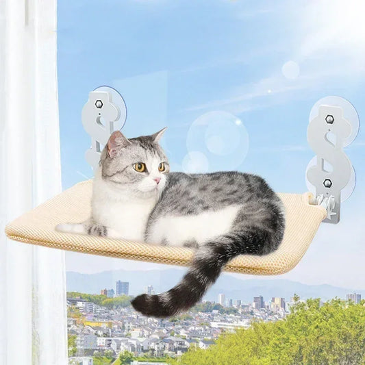 New Suction Cup Cat Hammock Foldable Hammock Suspended Cat Nest Cat Bed Balcony Window Glass Cat Hammock Cat House