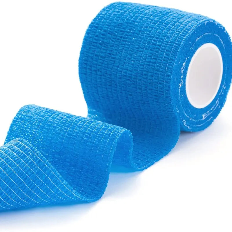 Bandage de fixation auto-adhésif, 6 pièces, Bandage pour animaux, déchirure à la main, Bandage élastique imperméable pour animaux de compagnie, 5 cm X 4.5 M