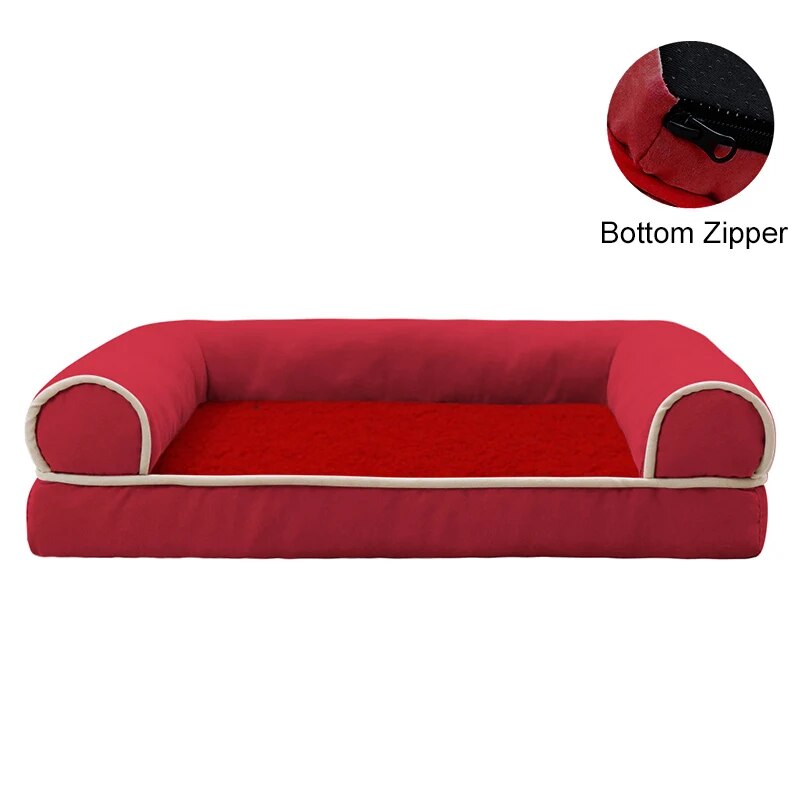 Nueva cama para perros, sofá para perros, sueño profundo, casa para perros pequeños, medianos y grandes, estera cuadrada gruesa y cálida para perros, perrera, producto para mascotas