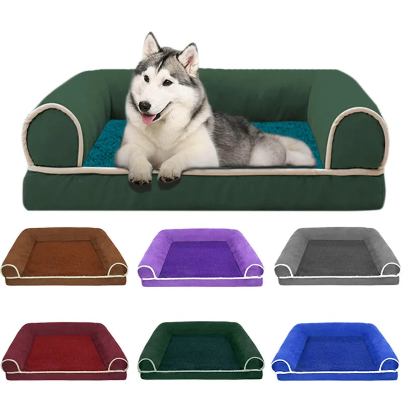 Pet Dog Sofa Soft Sponge Mat Kennel Square Deep Sleep Breathable Blanket Pet Bed for Small Medium Dog Pet Supplies dog mattress