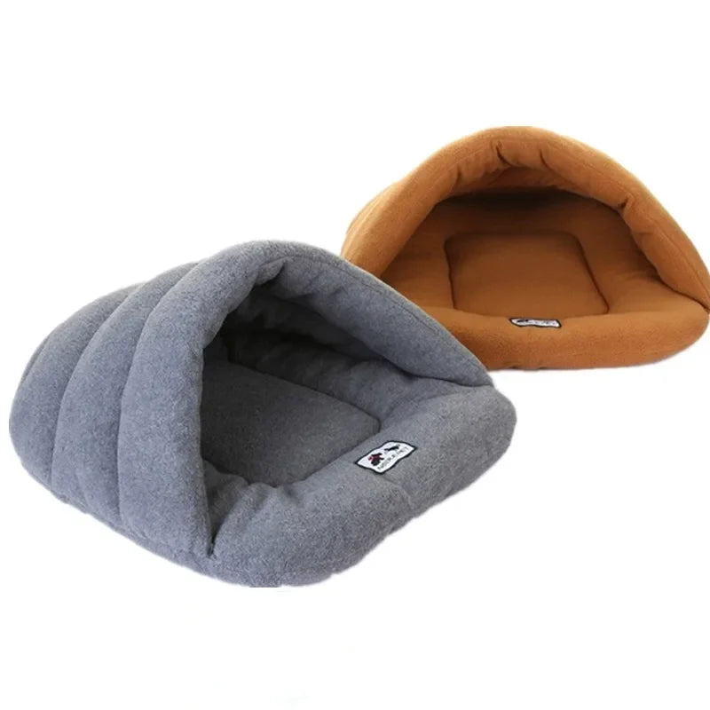 Winter warm slipper shape pet cushion house dog bed dog house soft comfortable cat dog bed house high quality products