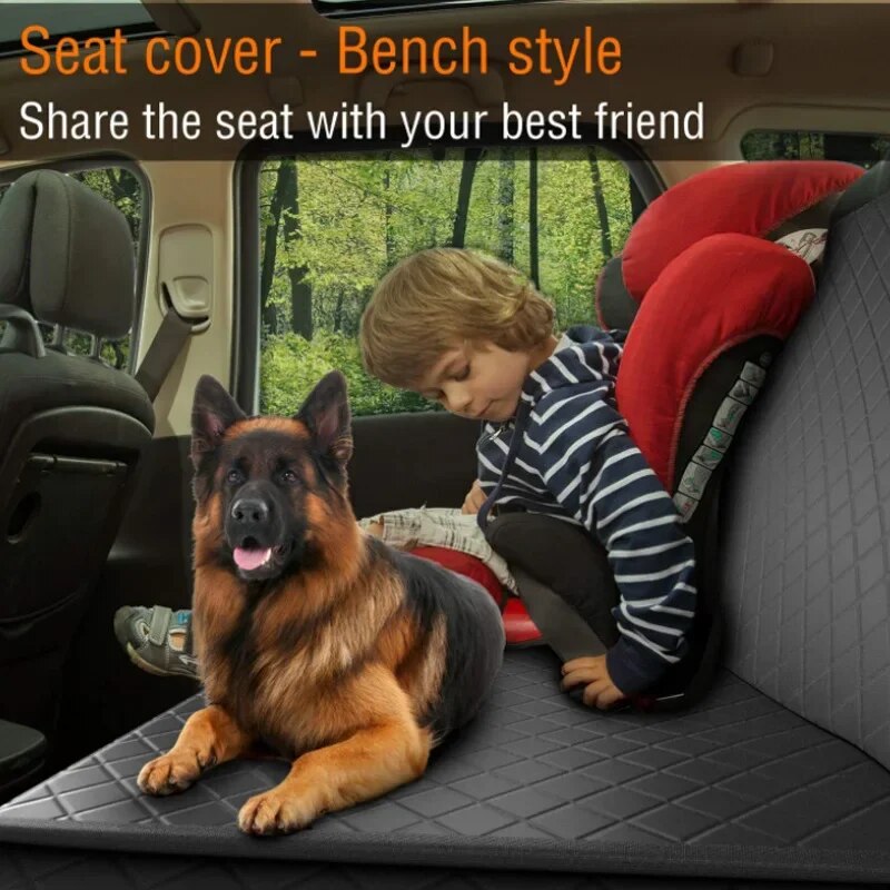 Dog Car Seat Cover 100% Pet Dog Carriers Travel Mat Hammock For Small Medium Large Dogs Car Rear Back Seat Safety Pad Accessories