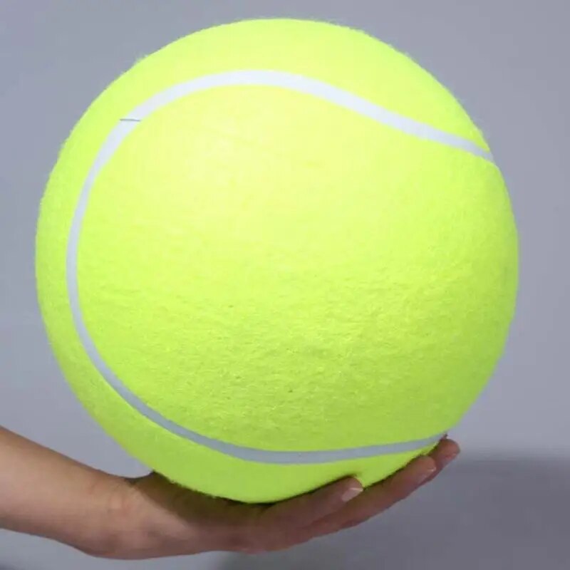 Pelota de tenis para perros de 7/8/9, 5 pulgadas, juguetes gigantes para mascotas, juguete para masticar perros, firma Mega Jumbo, pelota para niños, suministros de entrenamiento, felpa