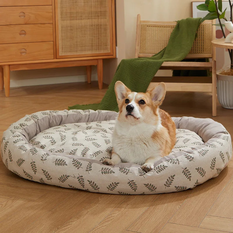 Pet Dog Bed Comfortable Pet Mat Bed for Dogs Soft Comfortable Detachable Pet Bed Kennel Dog Sofa Cushion Dog