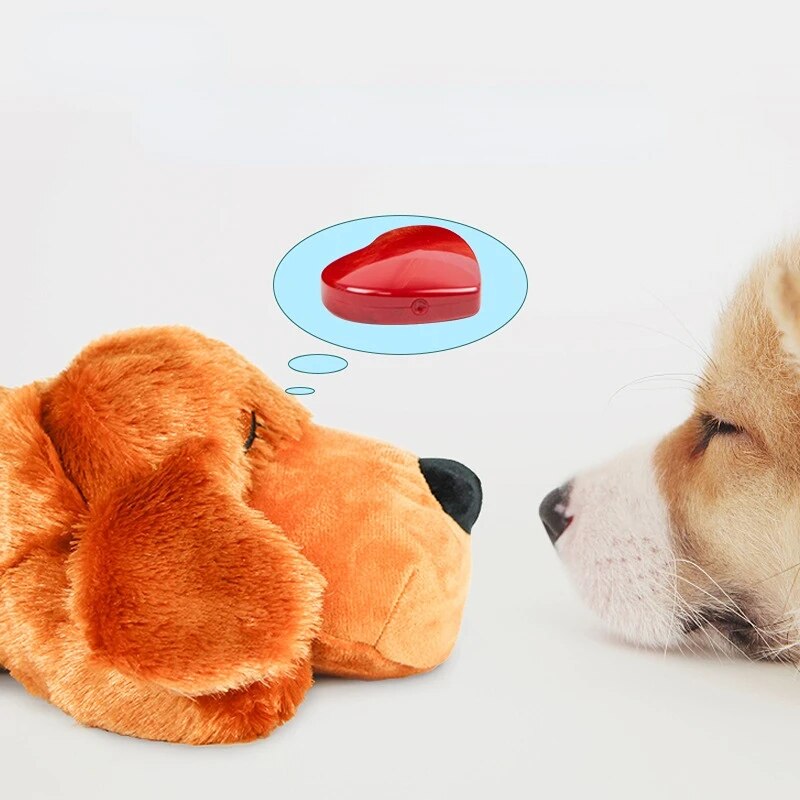 Juguete para mascotas, latido del corazón, cachorro, entrenamiento conductual, perro de peluche, mascota cómoda, acurrucarse, alivio de la ansiedad, ayuda para dormir, muñeca duradera