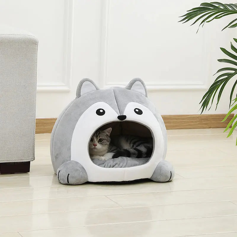 Very Soft Cat Bed Pet Basket Cat House Sofa Small Dog Lounger Cushion Kittens Cave Puppy Mat House Tent Bed Supplies For Cats