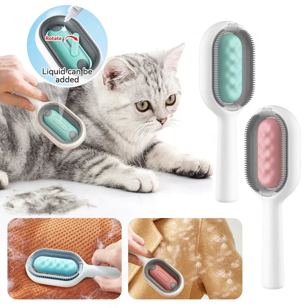 Peigne d'épilation flottant de nettoyage de chat avec lingettes jetables accessoires de toilettage pour animaux de compagnie pour chats Gotas mascotas brosse pour chien