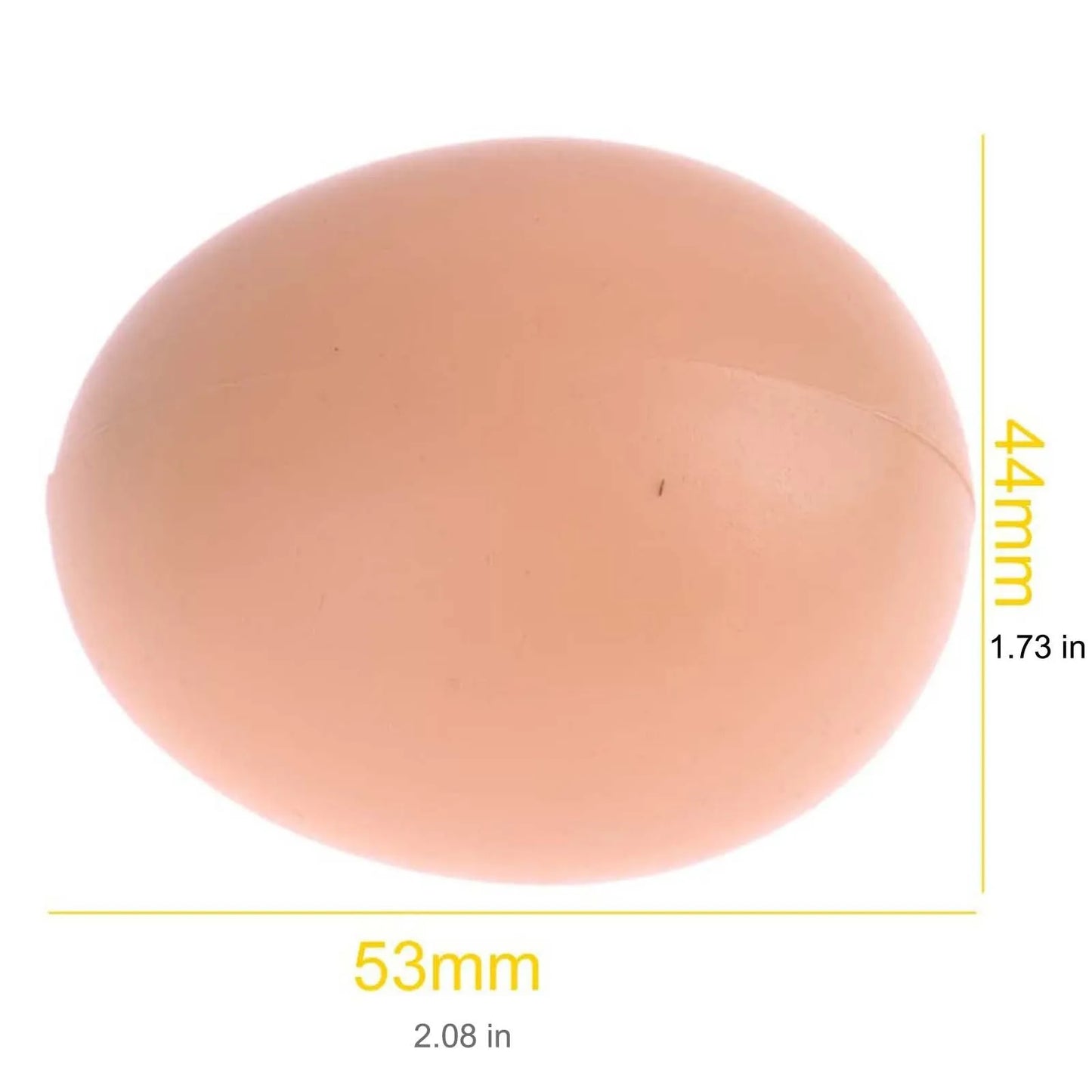 6/12PCS Hatching Egg Easter Hen Poultry Hatch Breeding Simulation Fake Plastic Artificial Eggs DIY Painting Egg Educational Toys