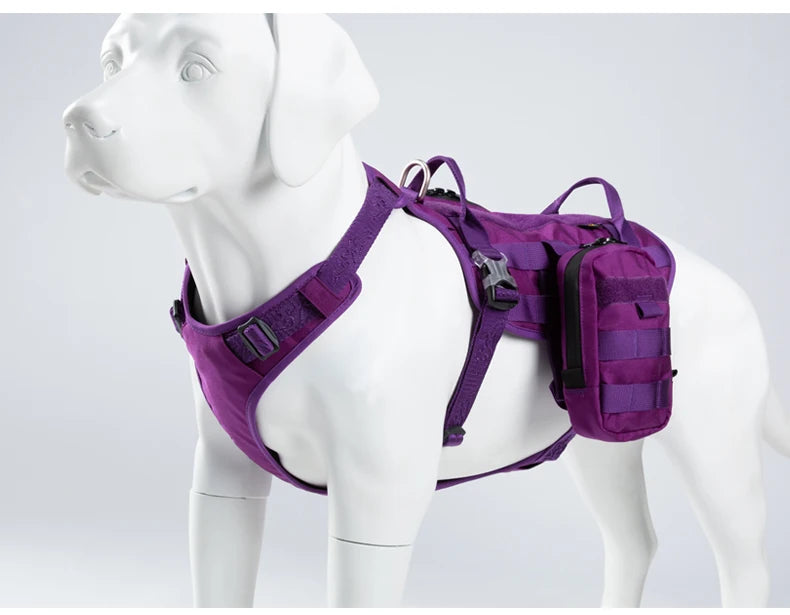 Winhyepet Arnés para perros al aire libre, antideslizante en la espalda, chaleco para mascotas sin tirones, tela para caminar, viajar, accesorios para cachorros grandes y pequeños