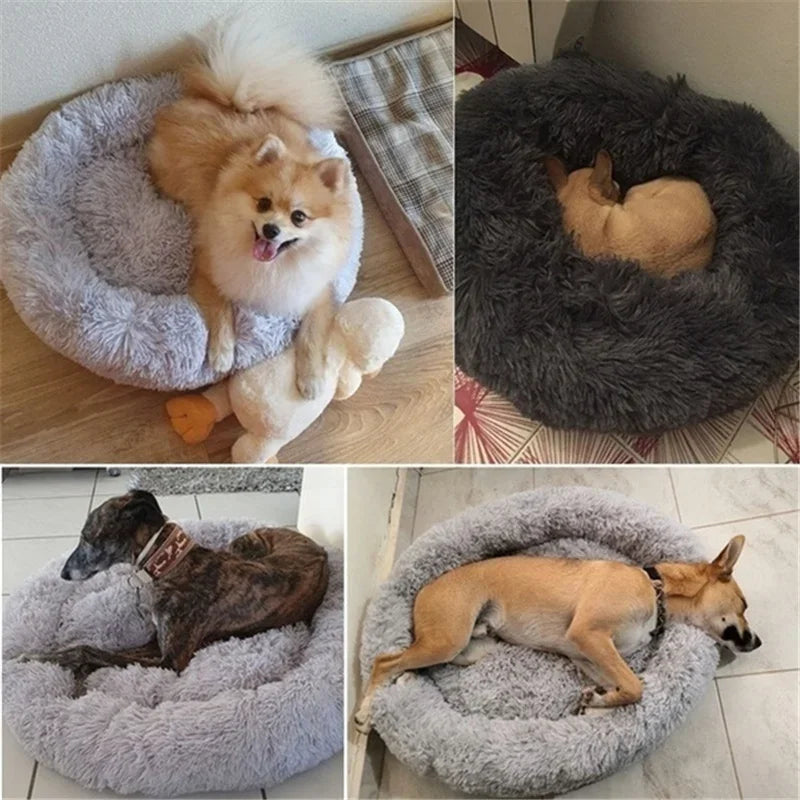 New Large Pet Bed Warm Dot Pattern Luxury House for Dog Sofa Soft Fleece Summer Breathable Cushions Puppy Accessories Furniture