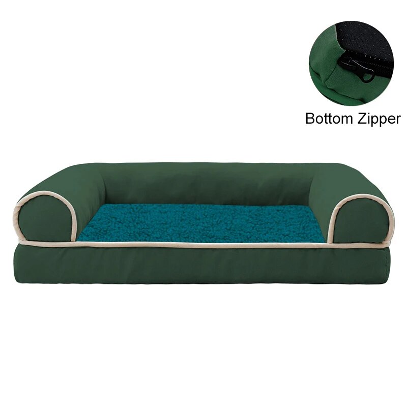 Nueva cama para perros, sofá para perros, sueño profundo, casa para perros pequeños, medianos y grandes, estera cuadrada gruesa y cálida para perros, perrera, producto para mascotas