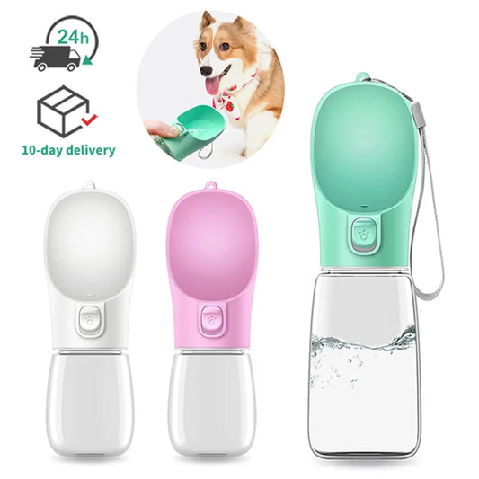 Bouteille d'eau Portable pour petits et grands chiens, bol pour marche en plein air, chiot, bouteille d'eau de voyage pour animaux de compagnie, bol à boire pour chat, fournitures pour chiens, accessoires