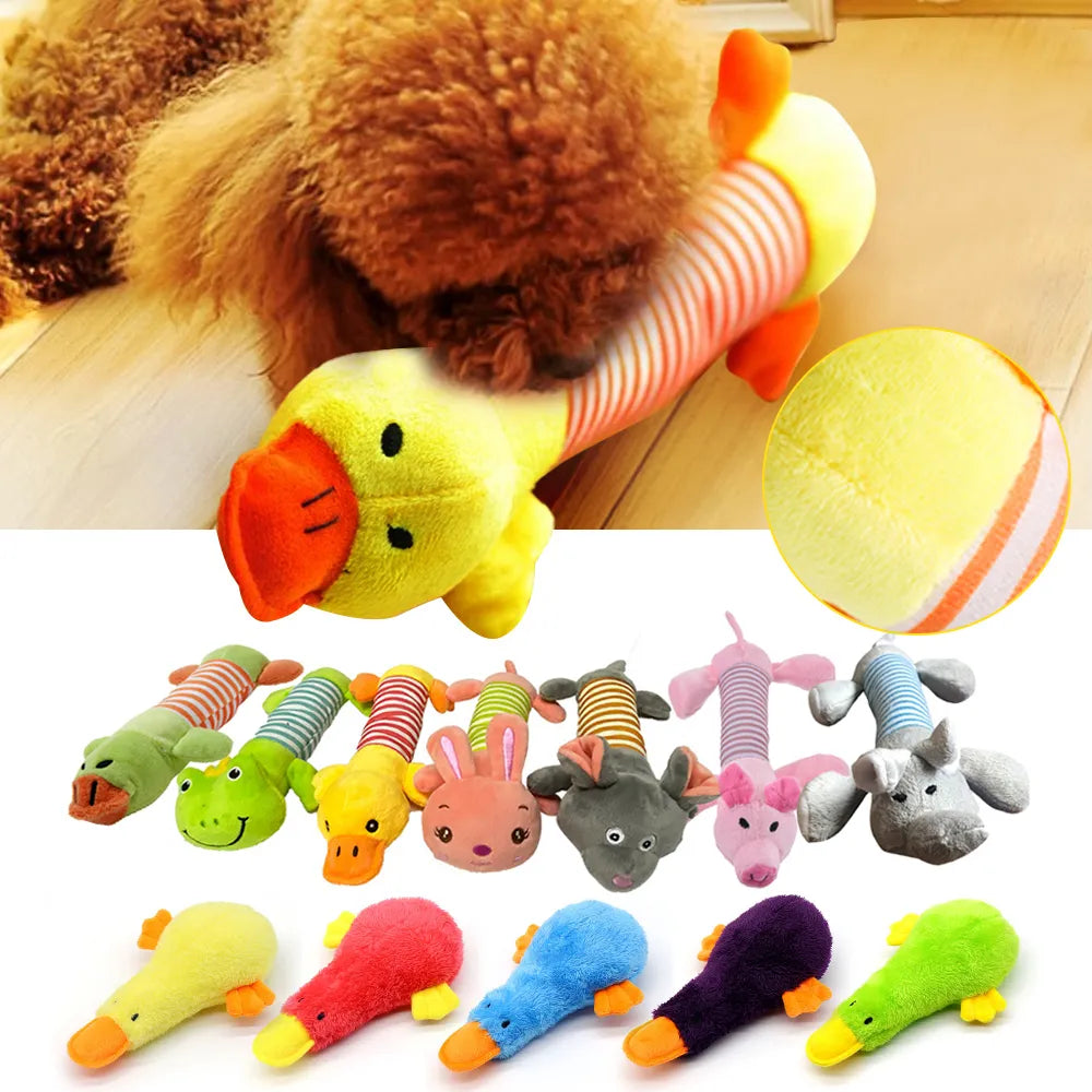 Jouet en peluche couinant pour chien, fournitures adaptées à tous les chiots, jouet sonore amusant et Durable, molaire à mâcher, jouet mignon, fournitures pour animaux de compagnie