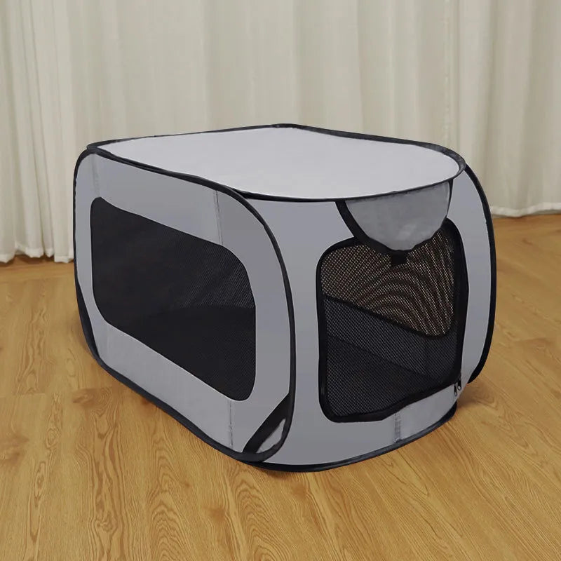 Cage d'extérieur pliable et Portable pour chien, coffre de voiture pour animaux de compagnie, transporteur respirant, tente pour chat, voyage pour chiot, Camping, sac de maison pour chien