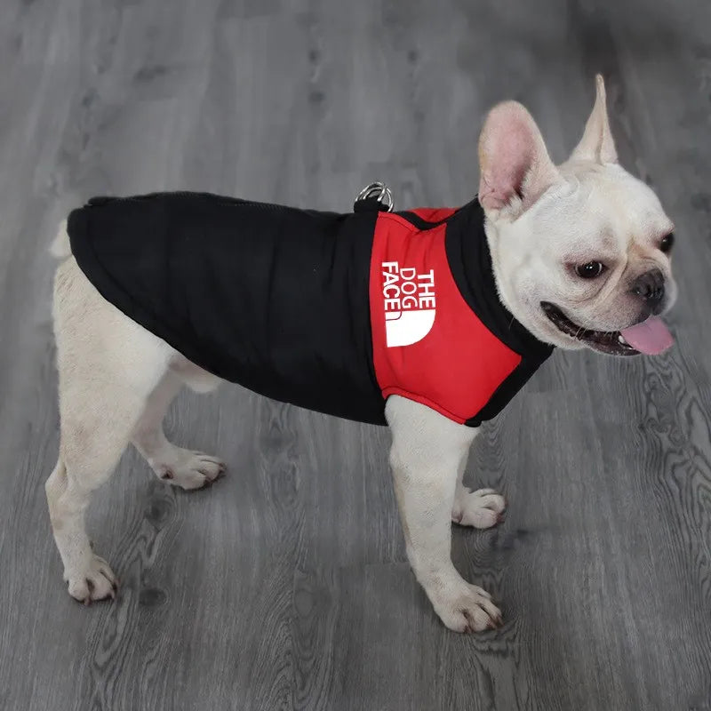 Ropa cálida de invierno para perros de compañía, chaleco para mascotas, chaqueta con cremallera, abrigos impermeables para perros pequeños, medianos y grandes, Bulldog Francés, Labrador