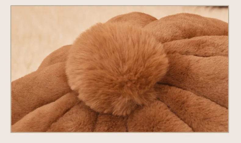 Warm Comfort Cat Bed In Winter Bed For Cats Cat House Dog Sofa Pet Little Mat Cozy Deep Cave Indoor Nest Pet Cat