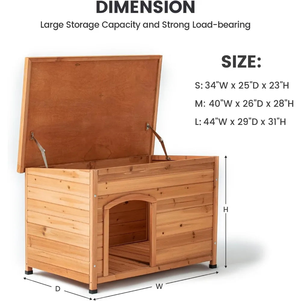 Niche en bois pour chiens de petite, moyenne et grande taille, fournitures de Cage pour animaux de compagnie, produits de jardin pour la maison