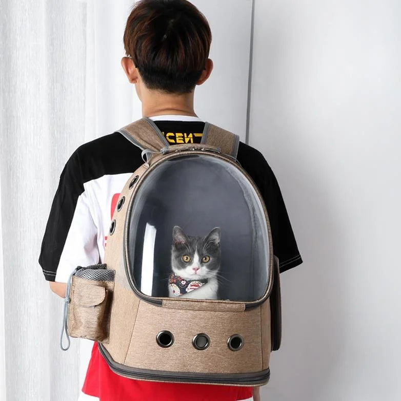 Airline Approved 240 Transparent Portable Durable Soft Sided Space Carriers Pet Carrier For Cats Dogs Bag Cat Carry Bag