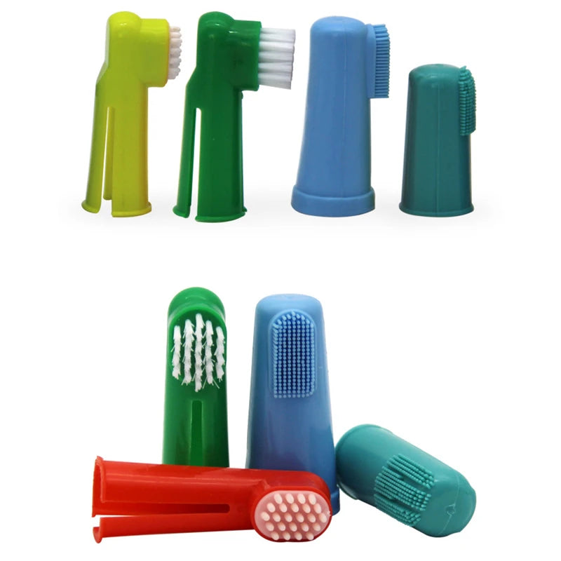 Brosse à dents souple pour animaux de compagnie, 1/3 pièces, brosse à dents pour chien, mauvaise haleine, tartre, accessoires pour chiens, fournitures de nettoyage, produits pour animaux de compagnie