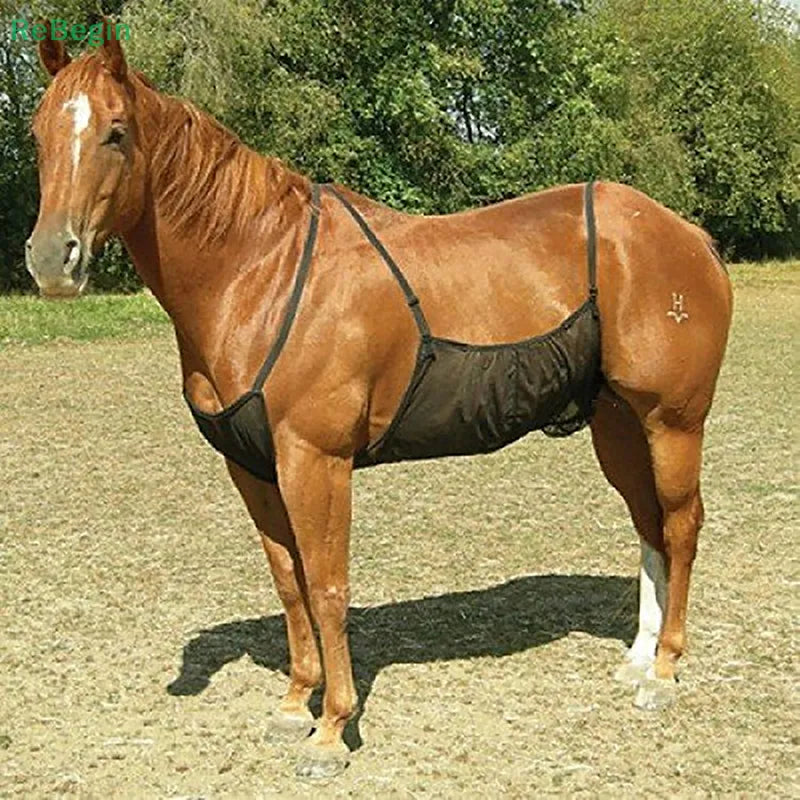 Drap anti-mouches réglable pour cheval, filet de Protection du ventre, couverture, tapis, Protection totale, confortable, respirant et anti-rayures