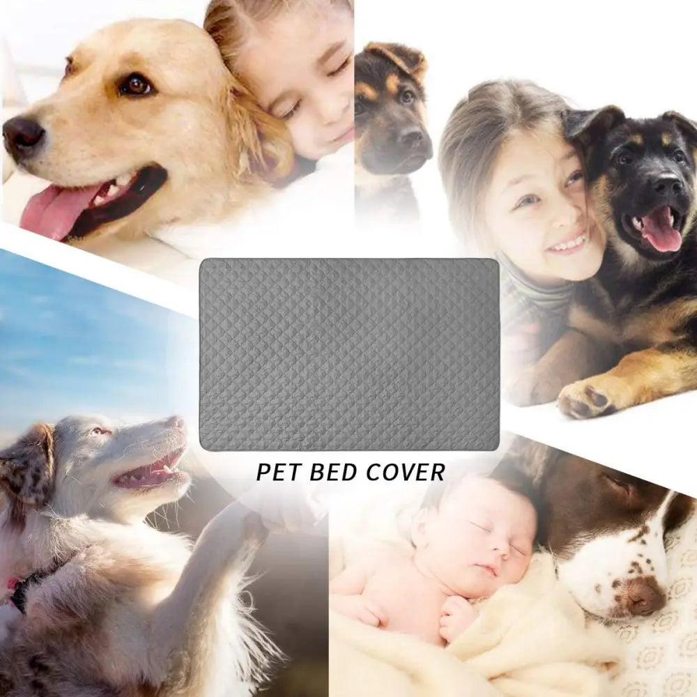 Manta para mascotas, Protector de sofá impermeable para perros, fundas de cama, funda Reversible para muebles para perros