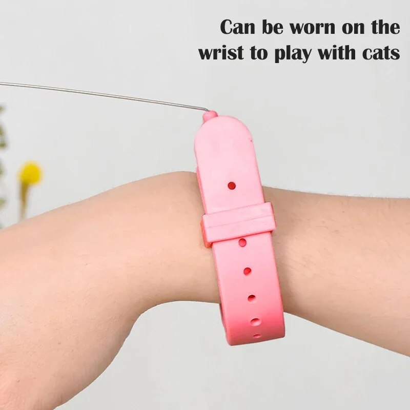 Juguetes interactivos Para gatos, Teaser Stick Collar, juego Self-hi Para Gatos, divertidos Juguetes Para Gatos, Juguetes Para mascotas