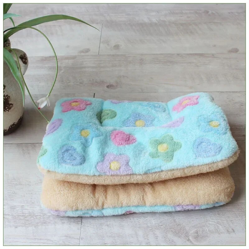 Tapis en flanelle pour animaux de compagnie, lit pour chien et chat, tapis de couchage épais, couverture pour chiot, chaton, lit pour petits et grands chiens