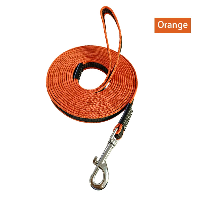 Laisse longue antidérapante pour chien, 5M 3M 2M, petite et grande laisse d'entraînement pour animaux de compagnie, 5 3 2 mètres, sangle en corde de plomb légère pour chiot, accessoires noirs