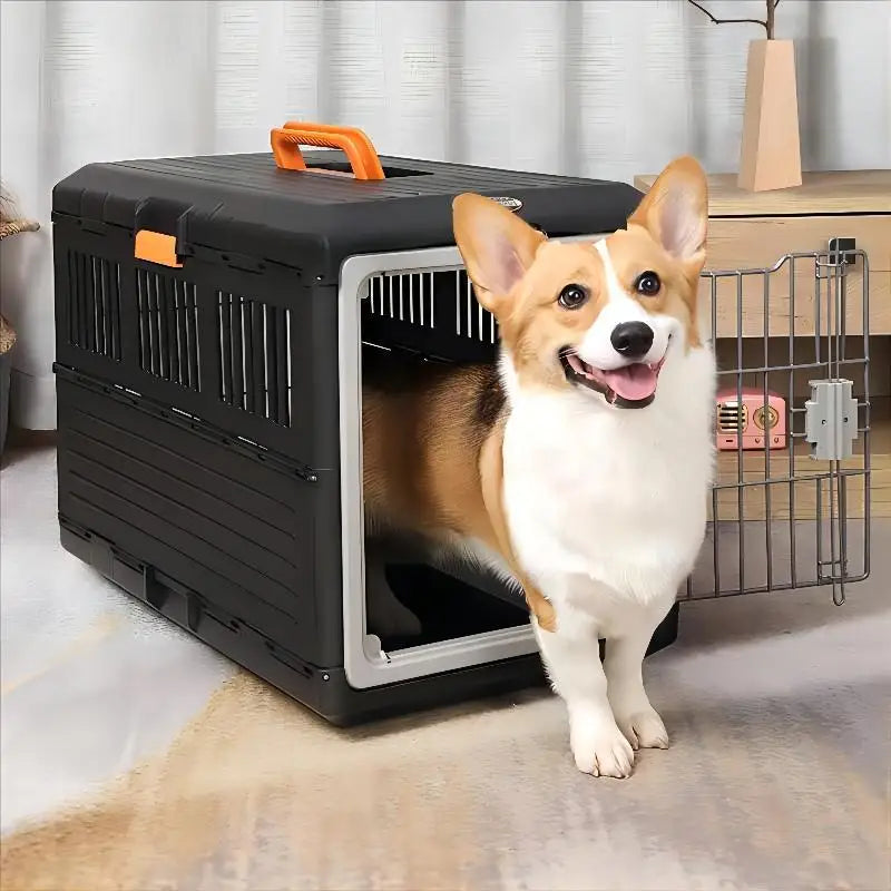 Breathable Cat Carrier Box Carrying Safe Travel Crate Transport Cage Carrier Basket With Handle For Indoor Puppy Car Outdoor