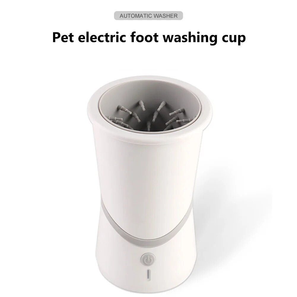 Nettoyeur de pattes de chien en Silicone, tasse électrique USB, lave-pieds pour animaux de compagnie, brosses de nettoyage des pattes, accessoires