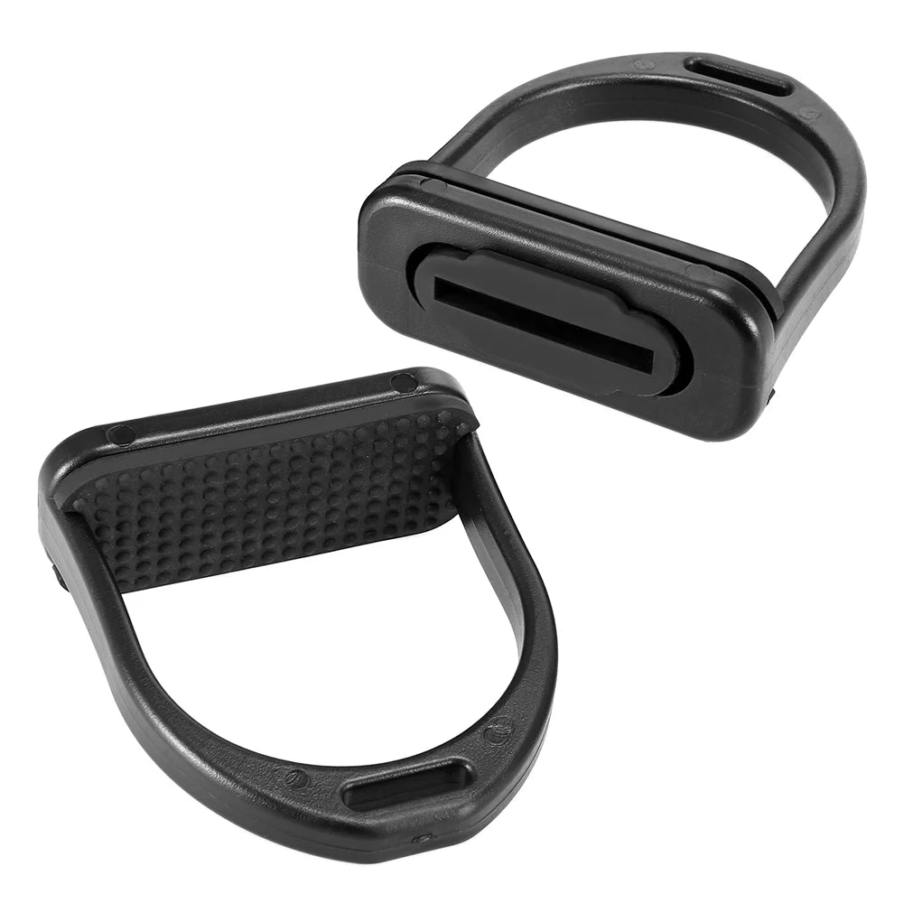 2 PCS Horse Riding Stirrups Plastic Horse Saddle Anti-skid Horse Pedal Super Lightweight Equestrian Safety Equipment