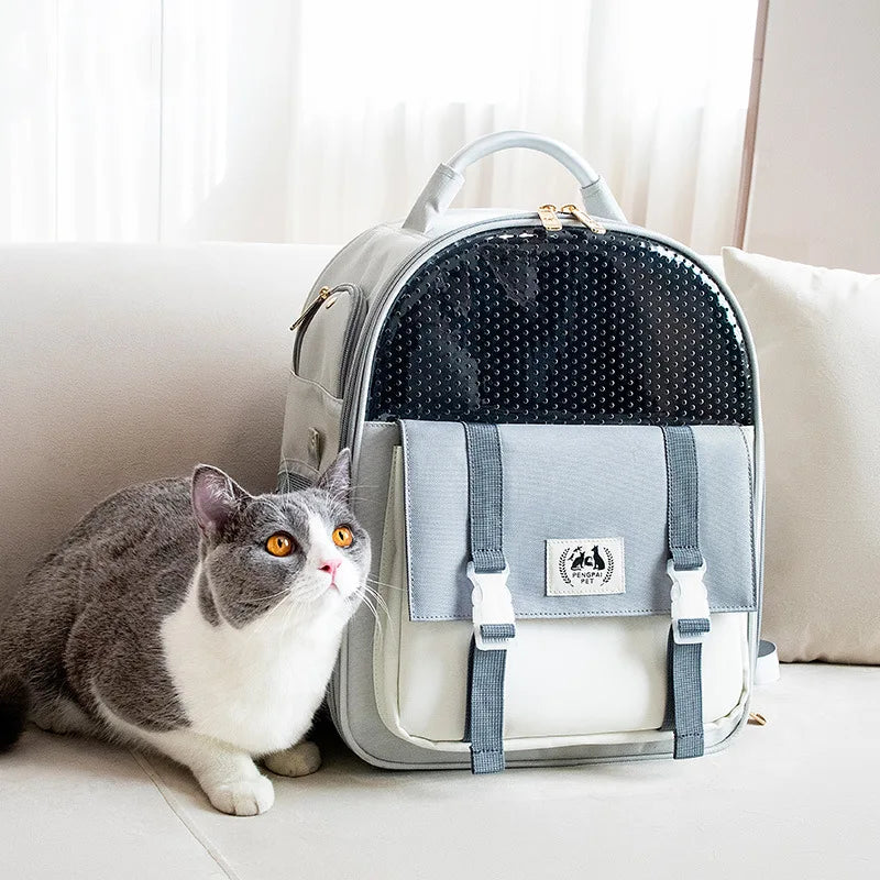 Cat Carrier Bag Small Dog Breathable Transportation Backpack Pet Outdoor Travel Shoulder Bags Puppy Kitten Dog Carrying Bagpack