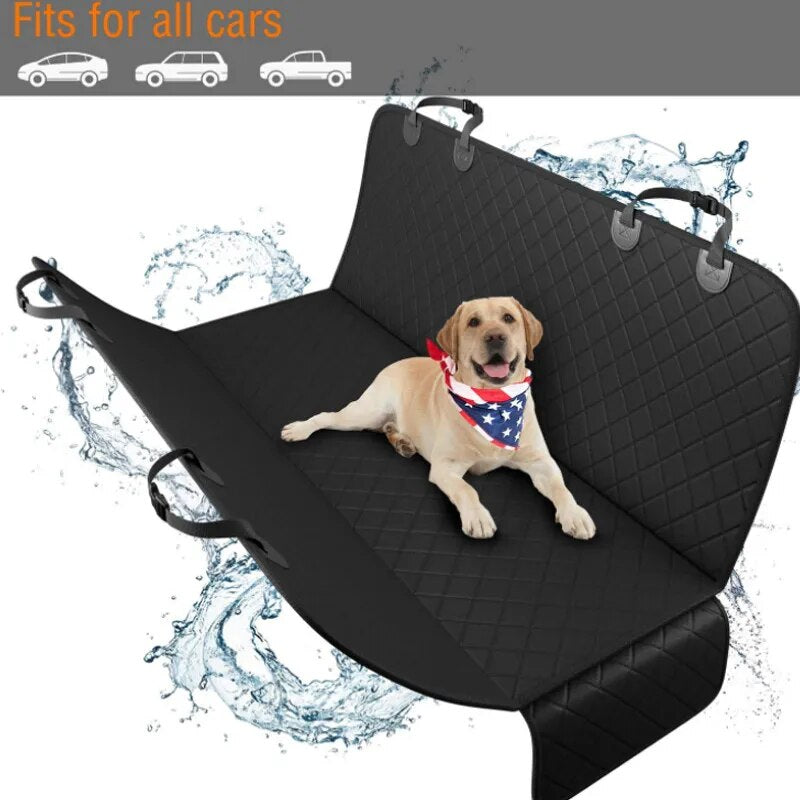 Dog Car Seat Cover 100% Pet Dog Carriers Travel Mat Hammock For Small Medium Large Dogs Car Rear Back Seat Safety Pad Accessories