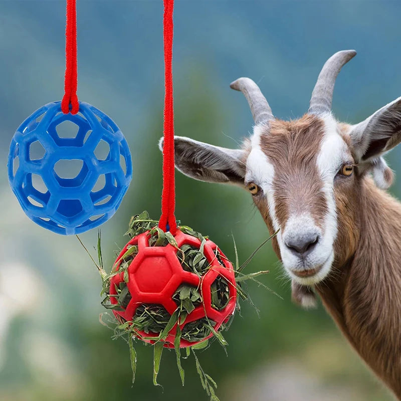 Boule de friandises suspendue pour cheval, 1 pièce, jouet d'alimentation pour cheval, chèvre, mouton, soulage le Stress, balle de friandises pour cheval, jouet d'alimentation pour foin