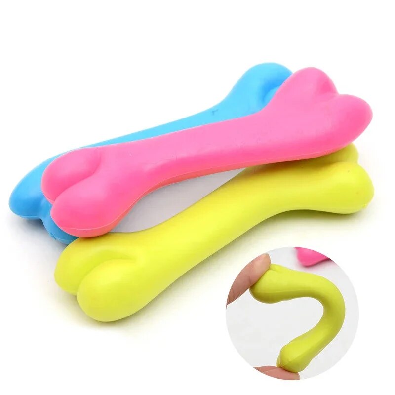 Jouets en caoutchouc pour petits chiens, 1 pièce, résistance aux morsures, nettoyage des dents, jouets d'entraînement à la mastication, fournitures pour animaux de compagnie, chiots, chiens, chats