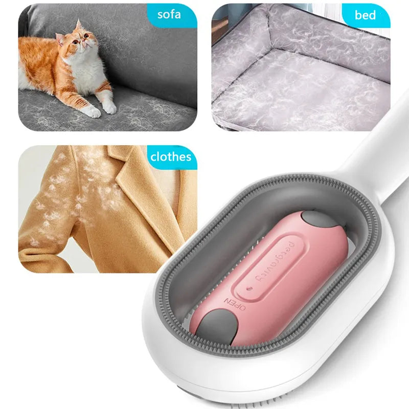 Productos para mascotas, peine para gatos, cepillo removedor de pelo para mascotas, accesorios para cepillos para perros y gatos, cepillo de lana para masaje de animales y gatos