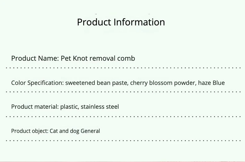 Peines para gatos, suministros de salón de peluquería para animales, cepillo Deslanador, removedor de pelo para mascotas, accesorios para perros de razas pequeñas, Golden Retriever