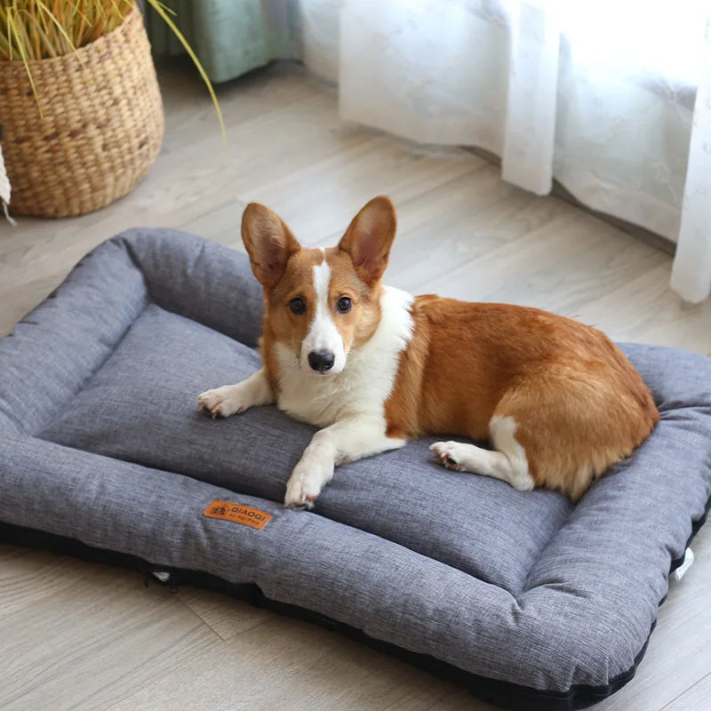 Camas para perros de 45-70CM para perros grandes, cama lavable para gatos, estera para perros resistente a mordeduras, perrera para perros, suministros para mascotas