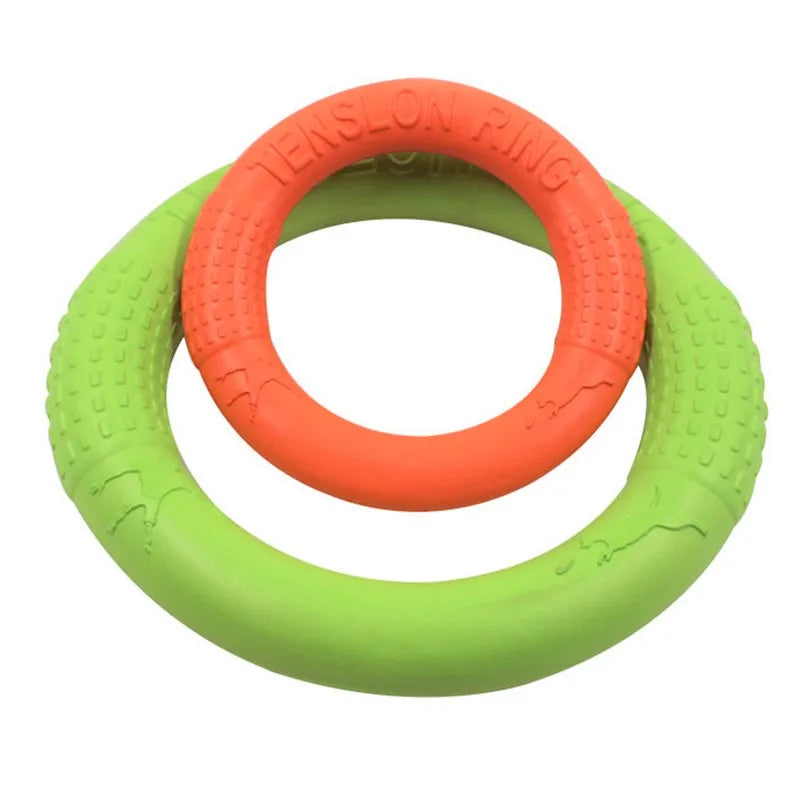 Juguetes flotantes de agua para perros, anillo de entrenamiento de disco volador para mascotas, juguete interactivo, tirador resistente a la masticación agresiva para perros pequeños y medianos