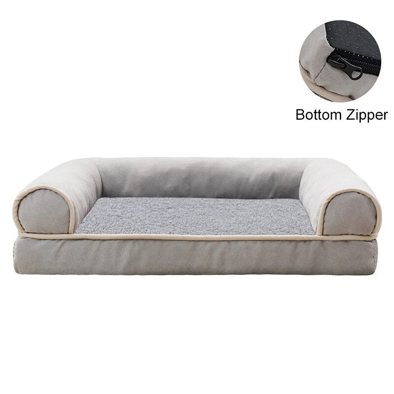 Nueva cama para perros, sofá para perros, sueño profundo, casa para perros pequeños, medianos y grandes, estera cuadrada gruesa y cálida para perros, perrera, producto para mascotas