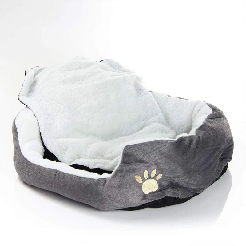 Cama para Perros Cama para Gatos Camas para Mascotas con algodón PP Engrosado, Cama Cueva para Perros y sofá Adecuado para Cachorros pequeños y Gatos