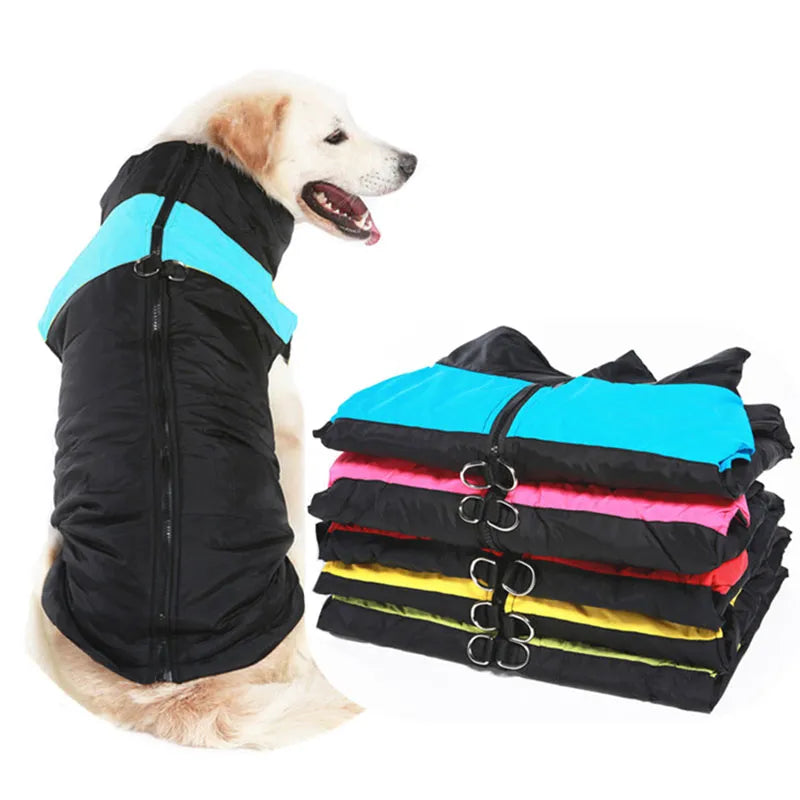 Ropa de invierno para perros, abrigo cálido para perros grandes, ropa para cachorros, chaleco impermeable para mascotas, chaqueta para perros pequeños, medianos y grandes, Golden Retriever