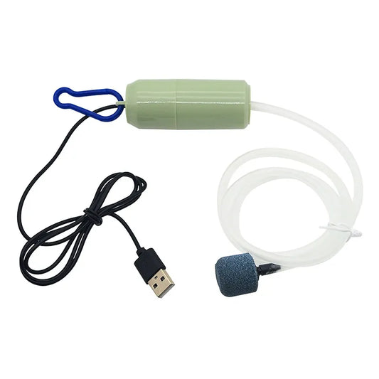 Pompe à Air USB pour Aquarium, compresseur d'air silencieux, Mini oxygénateur Portable, aérateur d'oxygène, accessoires d'aquarium 5v