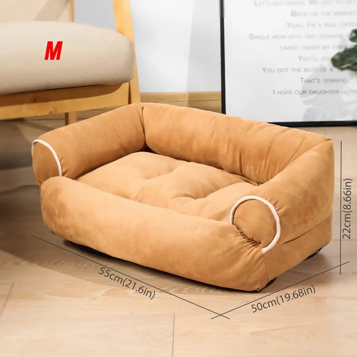 Lit pour animaux de compagnie, chaud et doux, pour moyen et petit chien, coussin de canapé pour chien, lit apaisant, fournitures pour animaux de compagnie, tapis de niche pour chiens