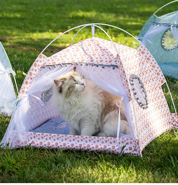 Cat Tent Bed Pet Products The Pet Closed Cozy Hammock with Floors Cat House Pet Small Dog House Products