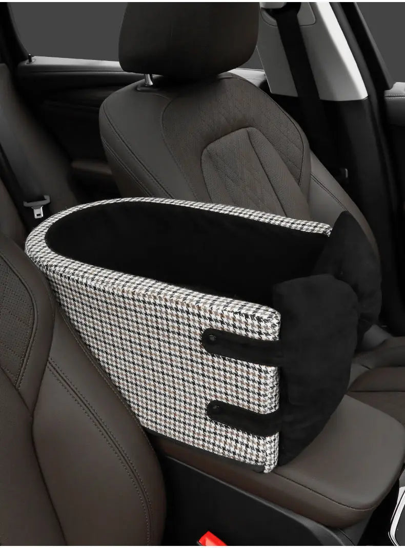 Accoudoir de voiture pour chat, nid de lit pour animal de compagnie, siège de voiture pour chien, contrôle central, transport, protection de transport pour petit chien, chiot, housse de siège de voiture