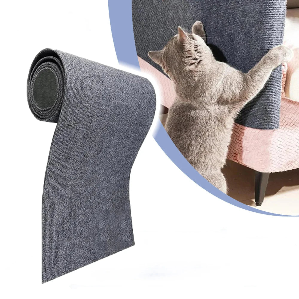 Anti Cat Scratch Sofa Cats Scratch Board Sofa Protection Paws Sharpen Trimmable Self-adhesive Carpet Cats Scratch Board Cat Toys