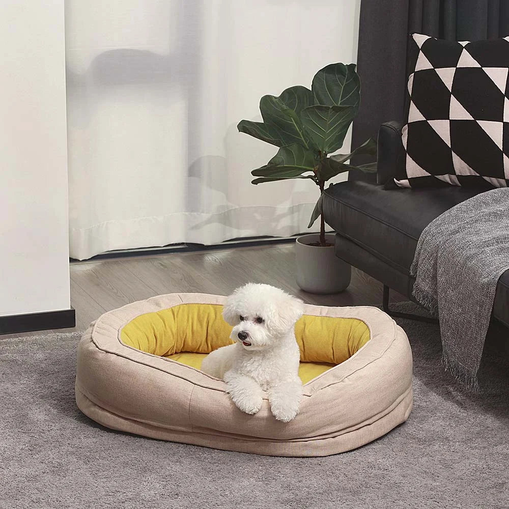 Sofá cama para perros y cachorros, caseta para dormir para perros más grandes, cama de masaje, cojín para casa pequeña, cojín para camas para gatos, producto para mascotas