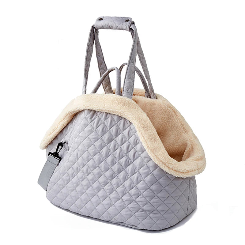 Sac de transport pour animaux de compagnie, pour chat ou petit chien, sacs matelassés de grande capacité, légers, doux et chauds, avec doublure amovible